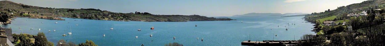Panoramic picture of Schull Harbour